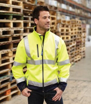 Yoko Hi-Vis Soft Shell Jacket