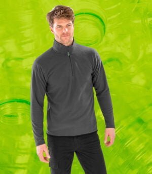 Result Recycled Zip Neck Micro Fleece
